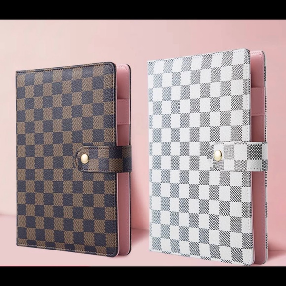 Luxury Checkered A5 Agenda Planner- Planer Cover - Picture 2 of 11